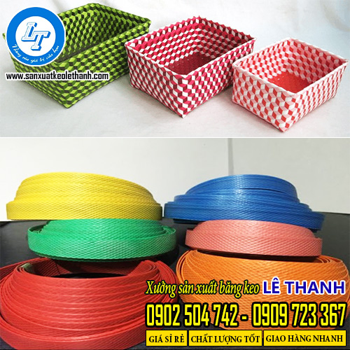 Dây đai nhựa đan giỏ