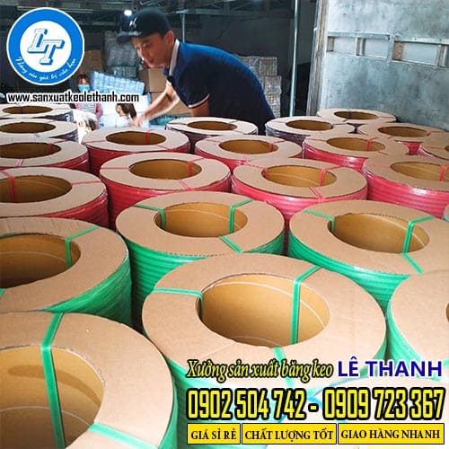 Dây đai nhựa đóng thùng nhiều màu
