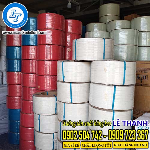 Dây đai nhựa màu đóng hàng hóa