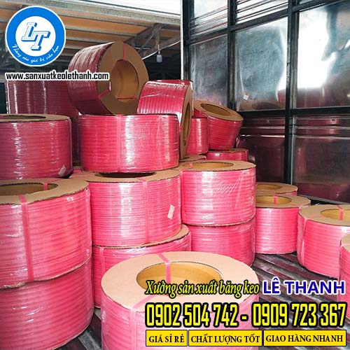 Dây đai nhựa pp màu đỏ