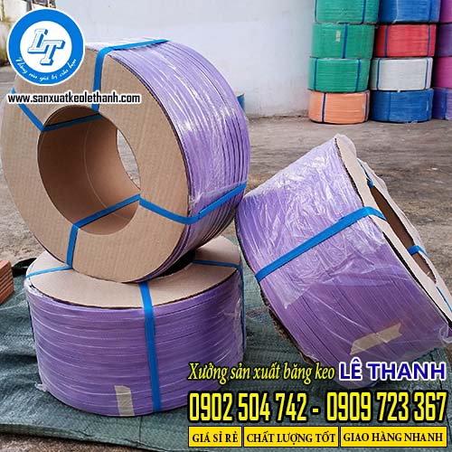 Dây đai nhựa pp màu tím