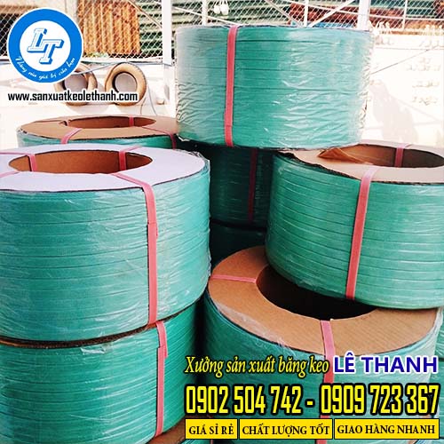 Dây đai nhựa pp màu xanh lá