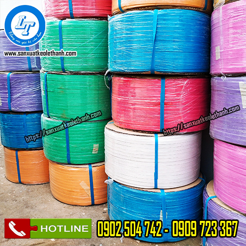 Dây đai nhựa pp 12mm nhiều màu