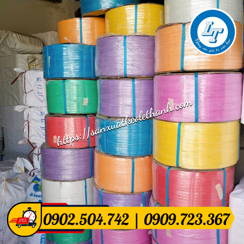 Dây đai nhựa kiện hàng đủ màu Dây đai nhựa kiện hàng đủ màu