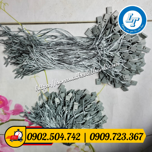 Dây dù treo thẻ bài màu xám Dây dù treo thẻ bài màu xám