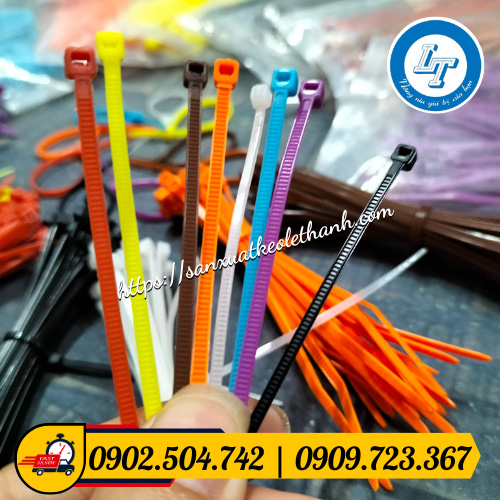 Dây rút được làm từ nhựa Pa66 độ bền cao Dây rút được làm từ nhựa Pa66 độ bền cao