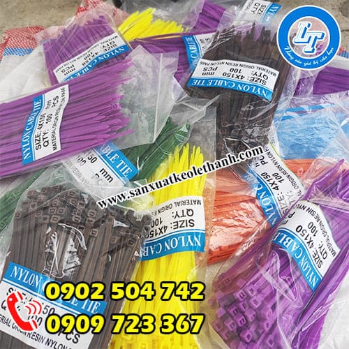 dây rút nhựa màu tại Lê Thanh