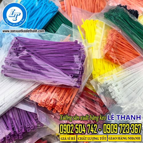 Dây rút nhựa màu 1 tấc