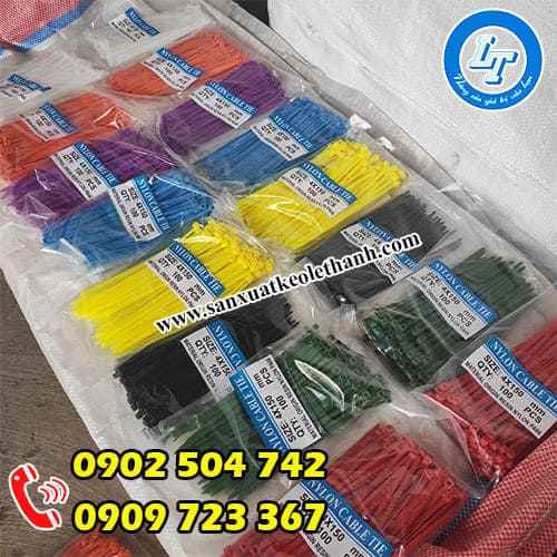 Dây rút nhựa màu