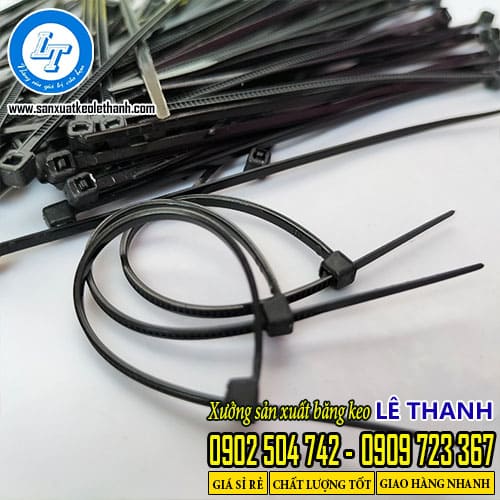 Dây rút nhựa màu đen 1 tấc