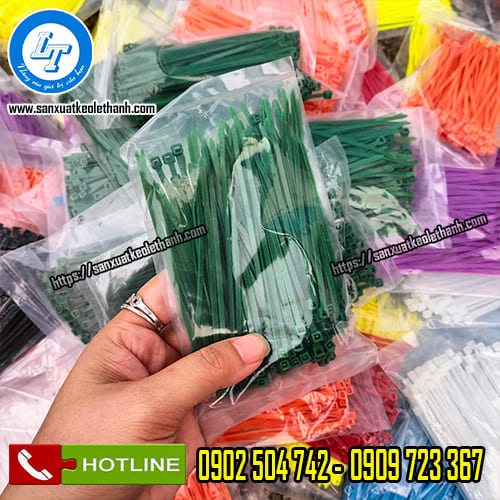 Dây rút nhựa 7 màu Dây rút nhựa 7 màu