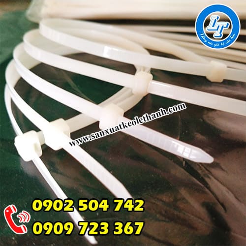 Dây rút nhựa màu trắng