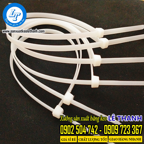 Dây rút nhựa màu trắng