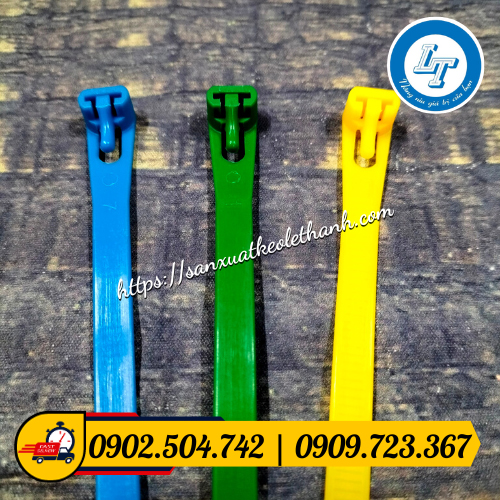 Dây rút nhựa tháo mở được nhiều màu Dây rút nhựa tháo mở được nhiều màu