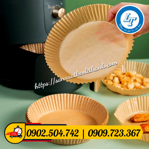 Dĩa giấy nến nâu Dĩa giấy nến nâu