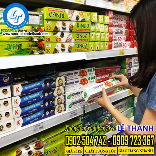 Giá bán màng bọc thực phẩm trong siêu thị