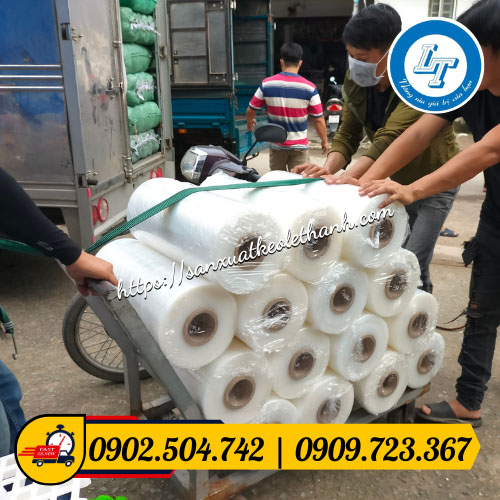 Giao màng pe cuộn 15kg Giao màng pe cuộn 15kg