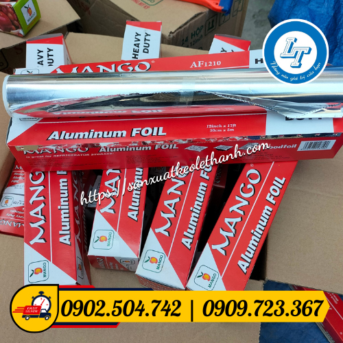 Giấy bạc nướng cuộn dài Giấy bạc nướng cuộn dài