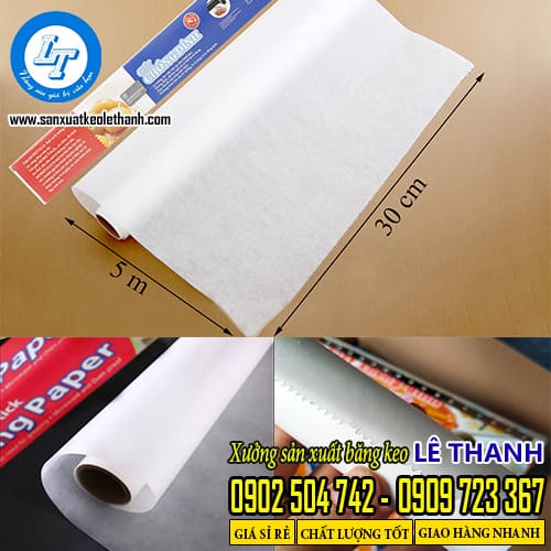 Giấy chống dính cuộn dài 5m