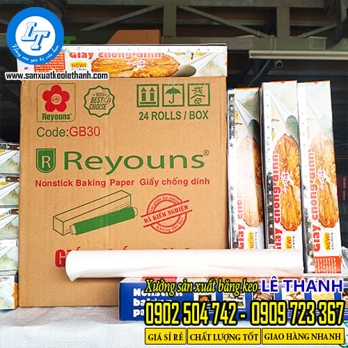 Giấy nến reyouns chất lượng, có kiểm định