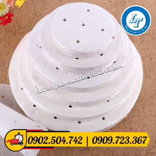 Kích thước của giấy nến tròn đục lỗ Kích thước của giấy nến tròn đục lỗ