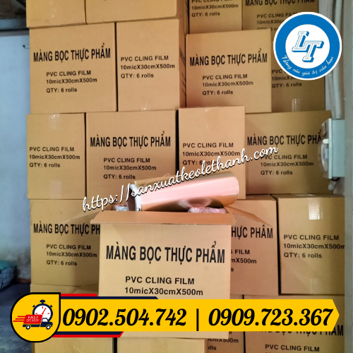 Màng bọc thực phẩm không hộp giá rẻ Màng bọc thực phẩm không hộp giá rẻ