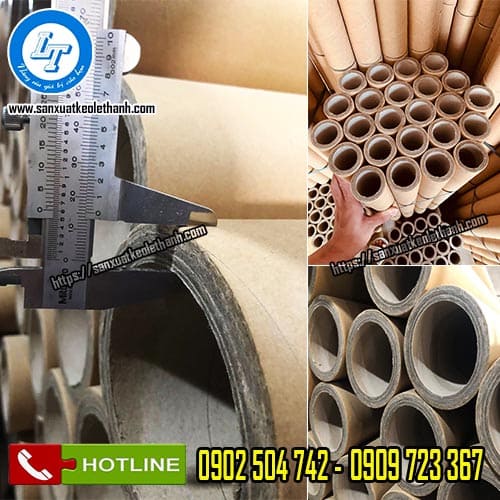 Lõi giấy dày dặn, cứng cáp