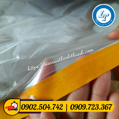 Lớp băng dính cố định trên băng keo che sơn Lớp băng dính cố định trên băng keo che sơn