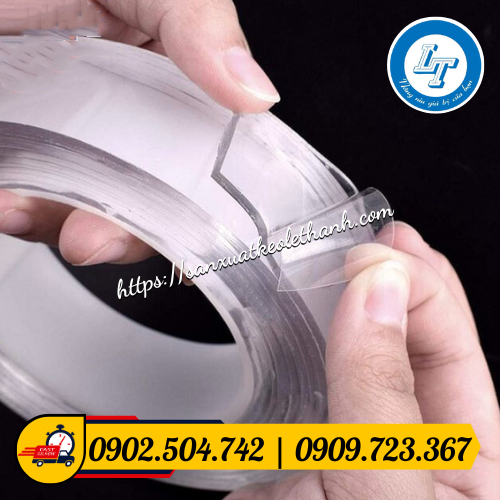 Cấu tạo lớp băng keo 2 mặt trong suốt Cấu tạo lớp băng keo 2 mặt trong suốt