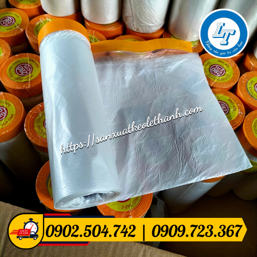 Lớp màng nilon chắn sơn chất lượng, khó xé rách Lớp màng nilon chắn sơn chất lượng, khó xé rách