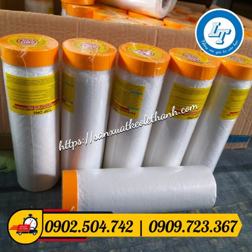 băng keo che sơn che bụi cuộn nhỏ 28cm băng keo che sơn che bụi cuộn nhỏ 28cm