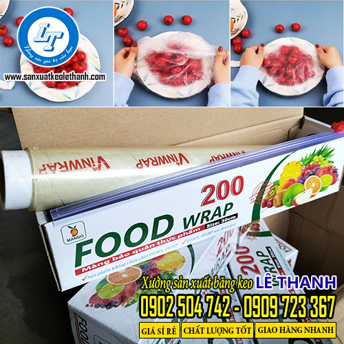 Màng bọc thực phẩm làm giảm quá trình bay hơi nước của trái cây