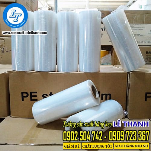 Màng pe cuộn nhỏ 25cm, lõi 300gr