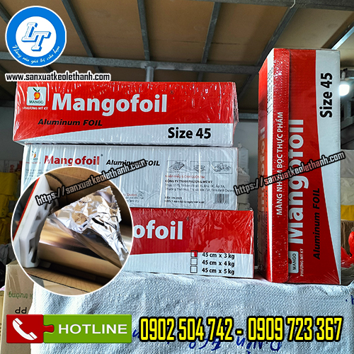 Màng nhôm cuộn to có kèm trục quay