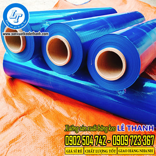 Màng pe màu xanh dương