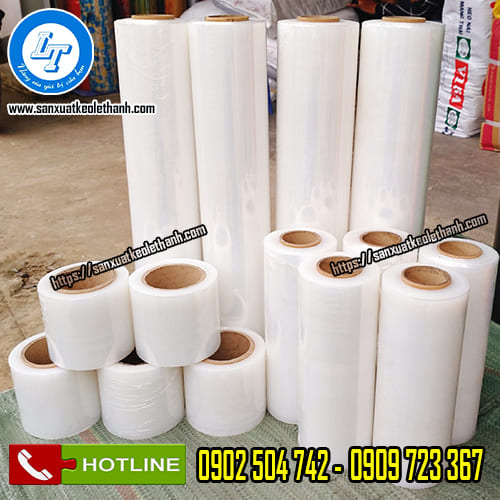 Màng pe quấn pallet màu trắng đủ kích thước