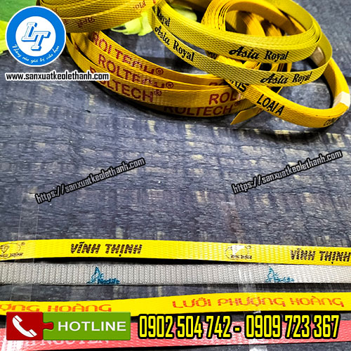 Dây đai in logo Dây đai in logo