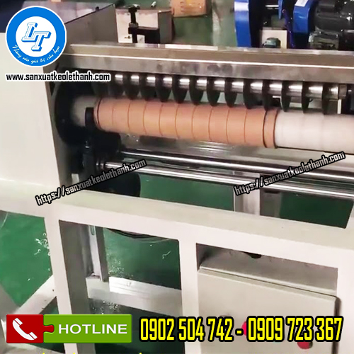 Máy cắt ống giấy băng keo Máy cắt ống giấy băng keo