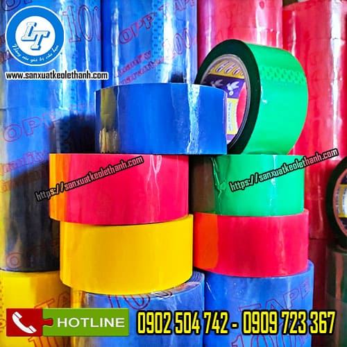 Nguồn sỉ băng keo màu giá rẻ tại Lê Thanh