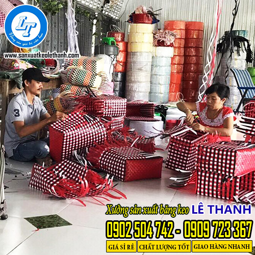 Nhiều cơ sở có nhu cầu tìm mua dây đai nhựa đan giỏ giá sỉ rẻ