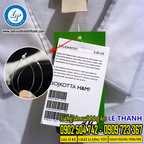 Nhu cầu sử dụng dây gắn mác quần áo