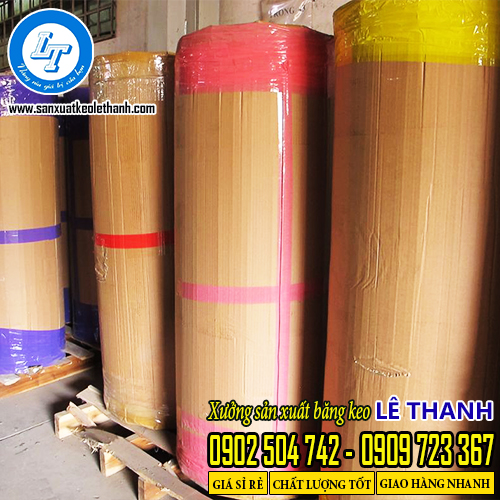 Những cuộn jumbo băng keo chất lượng