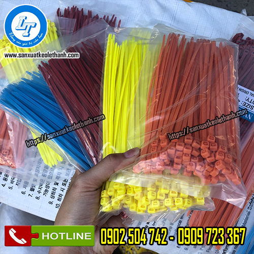 Phân phối dây rút nhựa nhiều màu