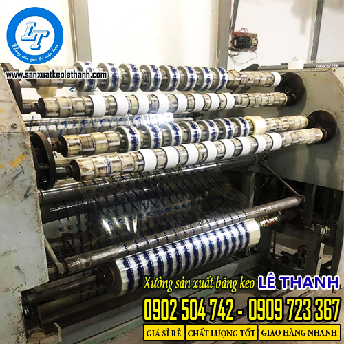 Quy trình sản xuất băng keo in logo theo cầu