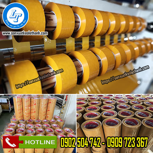 Sản xuất băng keo đục chất lượng
