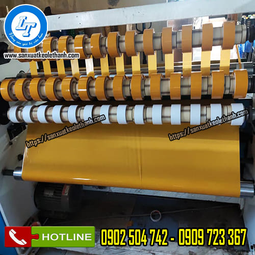 Sản xuất băng keo đục từ lớp màng PVC