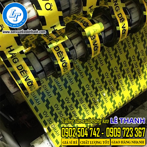 Sản xuất băng keo hàng dễ vỡ