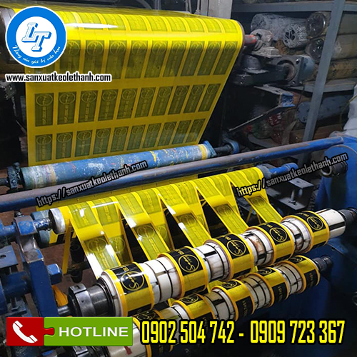 Lê Thanh sản xuất băng keo in logo Lê Thanh sản xuất băng keo in logo