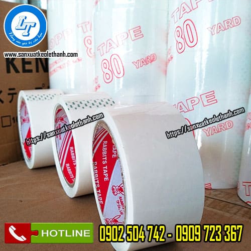 Sản xuất băng keo màu trắng giá sỉ tốt hcm