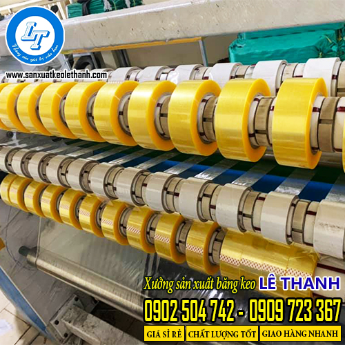 Sản xuất băng keo trong